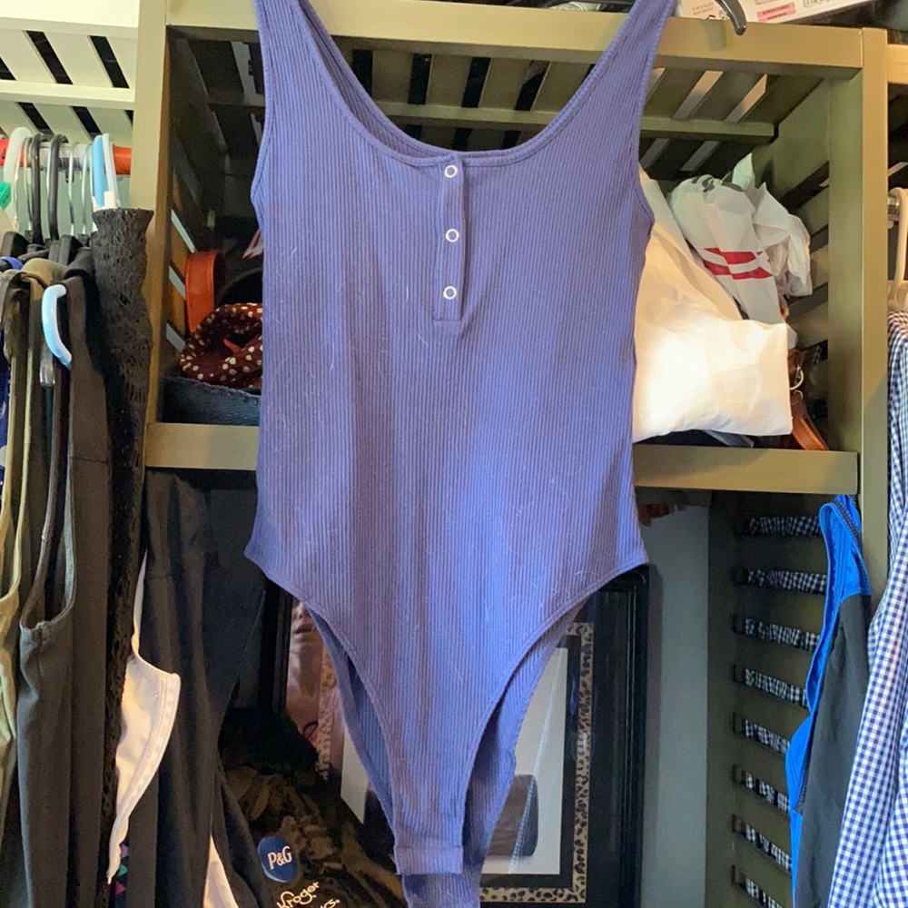 Navy bodysuit. Never worn